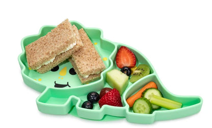 Divided Silicone Plate Dinosaur