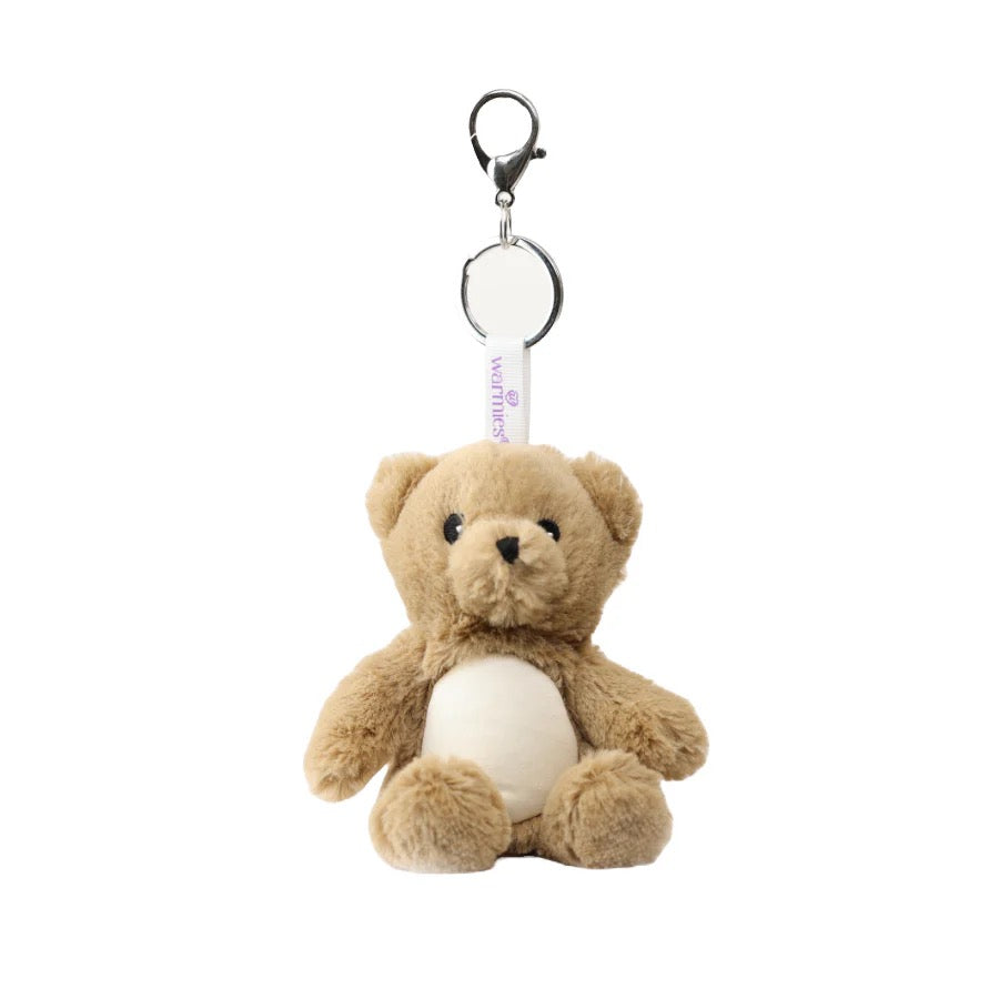 WARMIES BROWN BEAR BAG CHARM