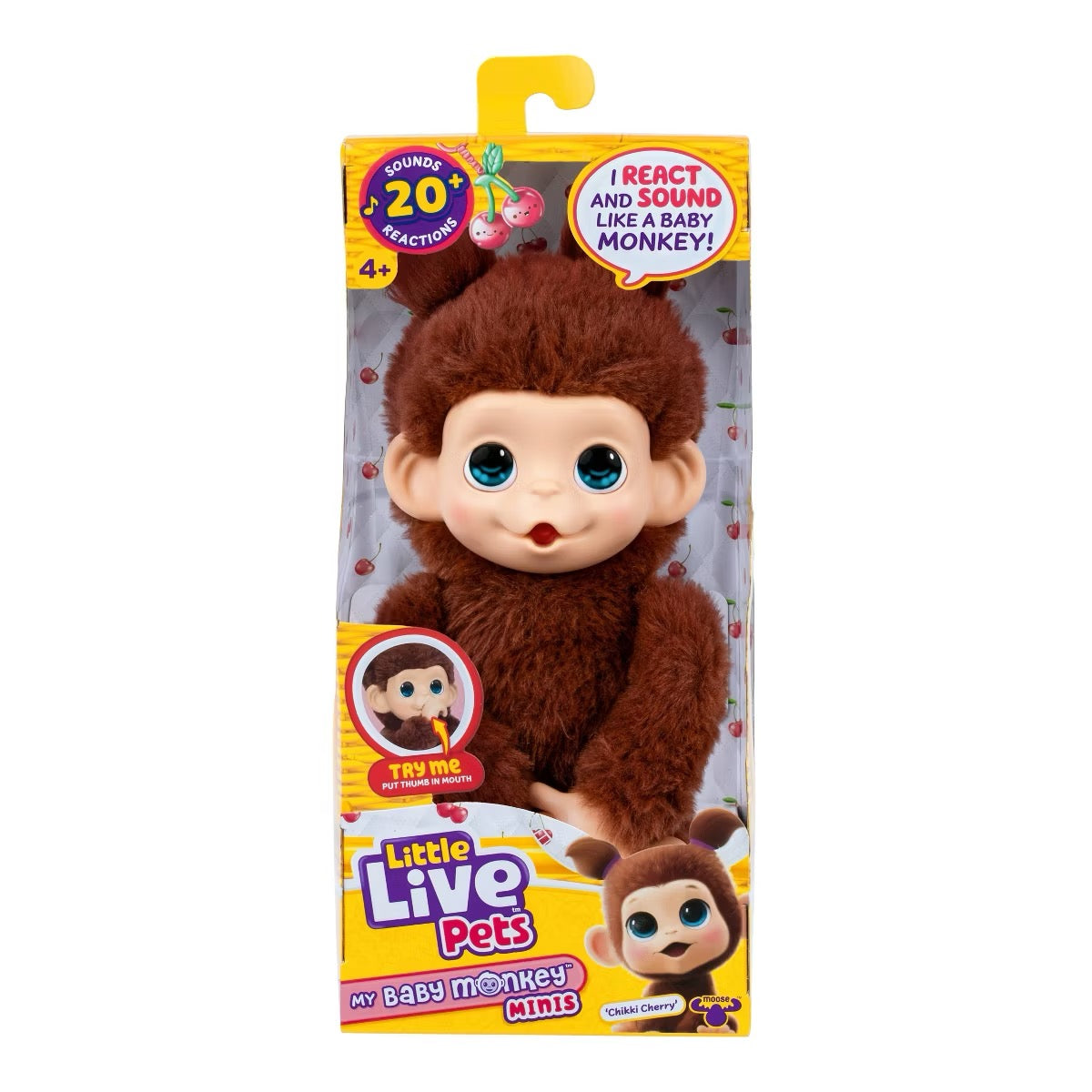 LITTLE LIVE PETS MY BABY MINI MONKEY S3
