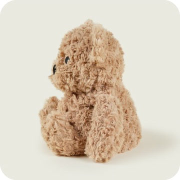 WARMIES PLUSH BROWN CURLY BEAR