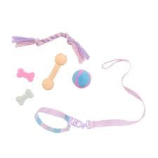 DOLL W/RAINBOW PUP & ACC, SKYLAR & BOW