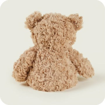 WARMIES PLUSH BROWN CURLY BEAR