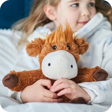WARMIES PLUSH HIGHLAND COW