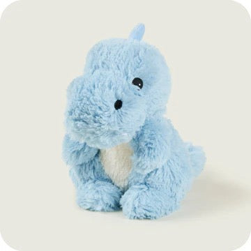 WARMIES PLUSH BLUE BABY DINOSAUR