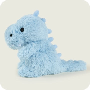 WARMIES PLUSH BLUE BABY DINOSAUR