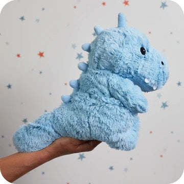 WARMIES PLUSH BLUE BABY DINOSAUR