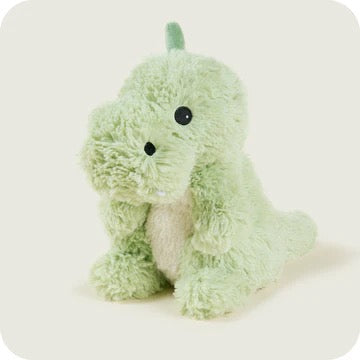WARMIES PLUSH GREEN BABY DINOSAUR