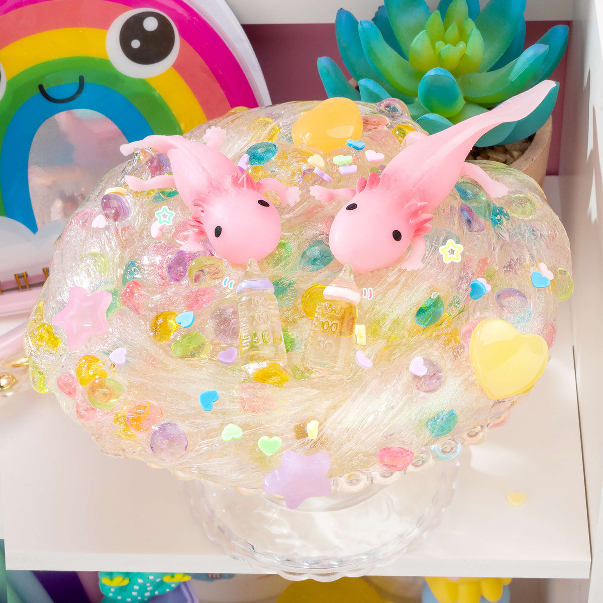 BABY AXOLOTL CLEAR SIGNATURE