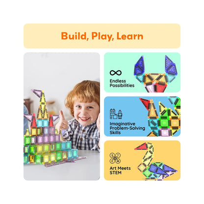 PICASSOTILES NANO MAGNETIC TILES TRAVEL SET