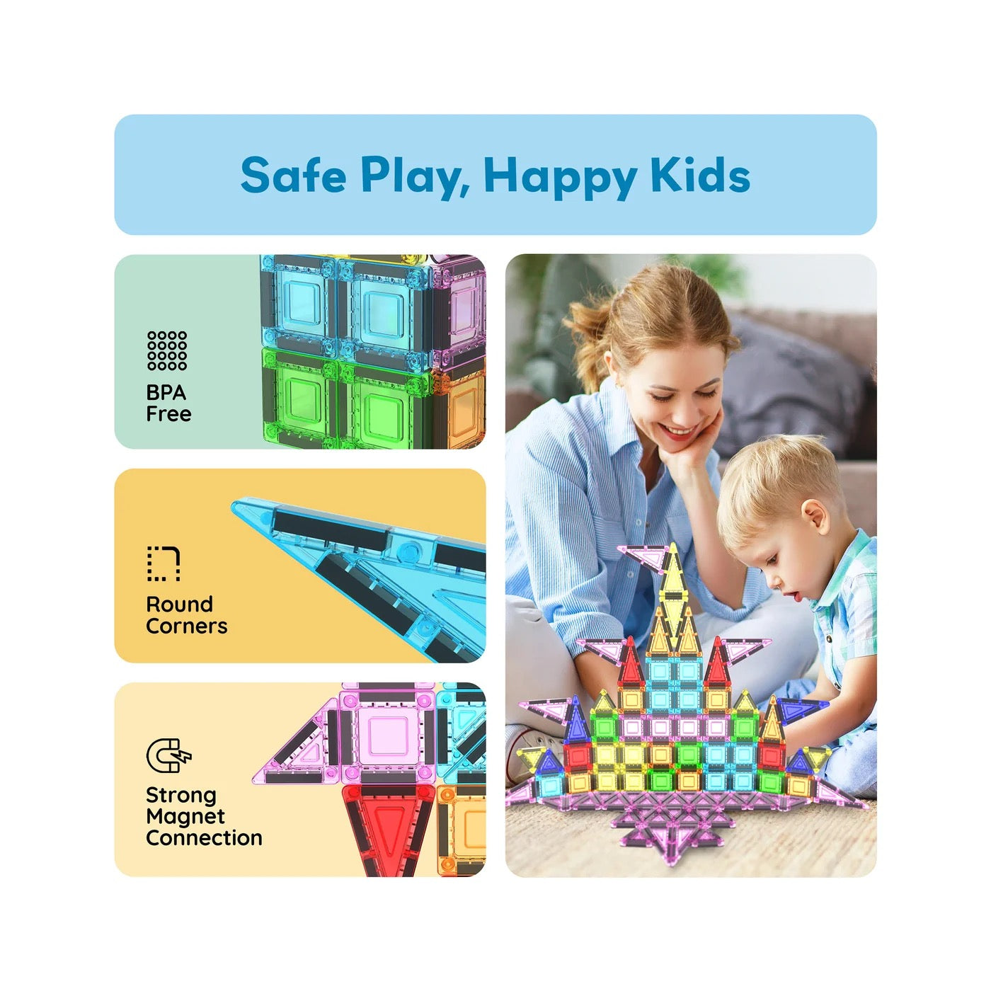 PICASSOTILES NANO MAGNETIC TILES TRAVEL SET