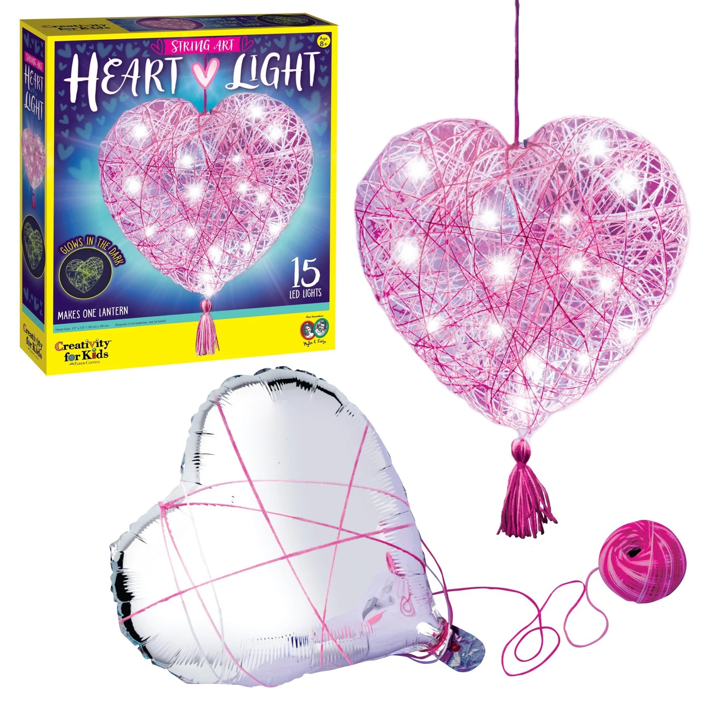 STRING ART HEART LIGHT