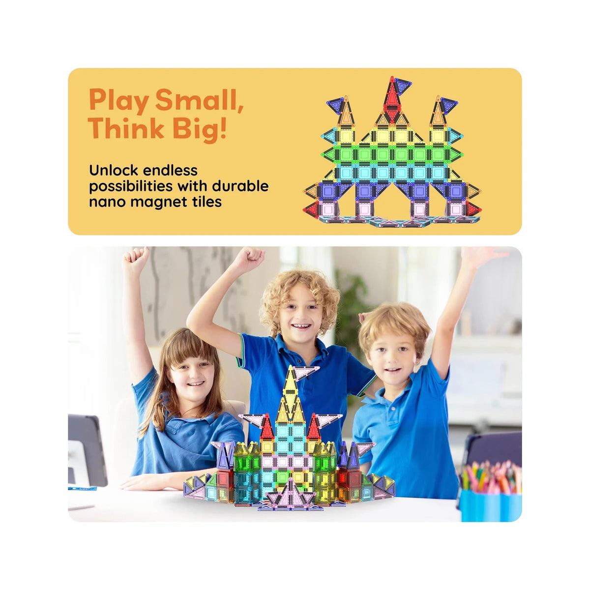 PICASSOTILES NANO MAGNETIC TILES TRAVEL SET