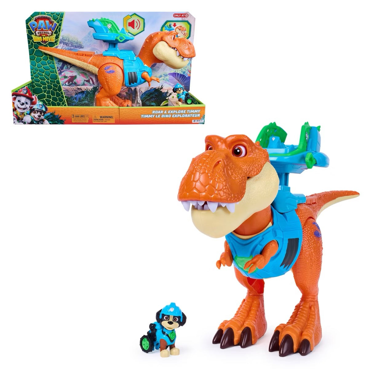 PAW PATROL DINO MOVIE FIGURA TIMMY EXPLORADOR