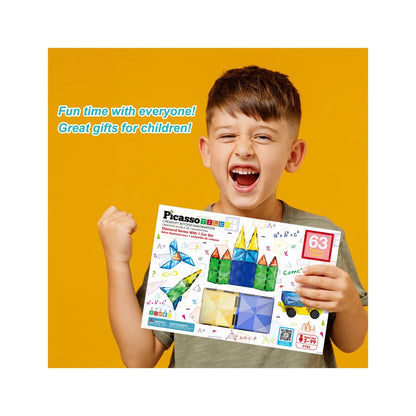 PICASSOTILES VEHICLE BASE BUILDING BLOCK SET