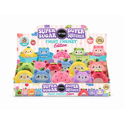 SUPER DUPER SUGAR SQUISHER PLUSH FRUIT FRENZY