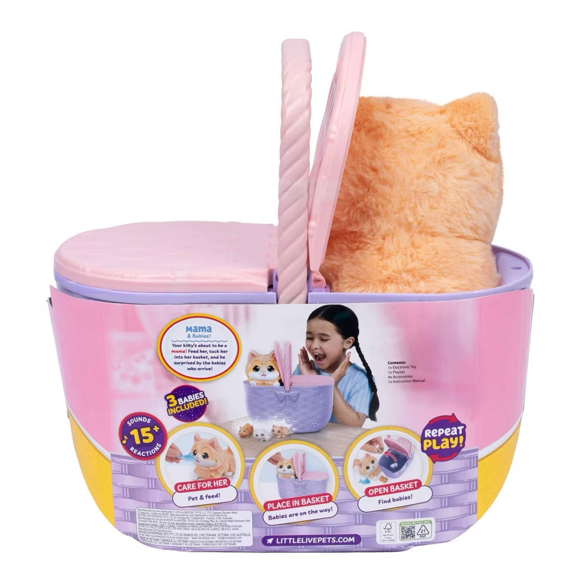 LITTLE LIVE PETS MAMÁ SORPRESA S7 SET GATITOS