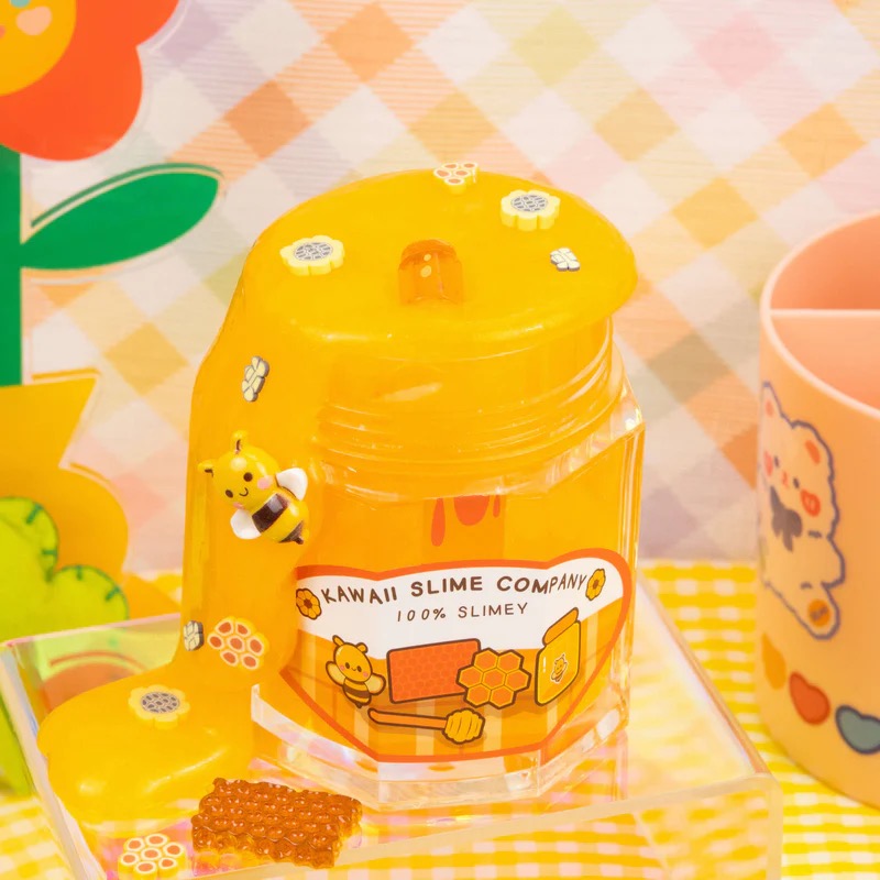 HOMEMADE HONEY CLEAR  SLIME JAR