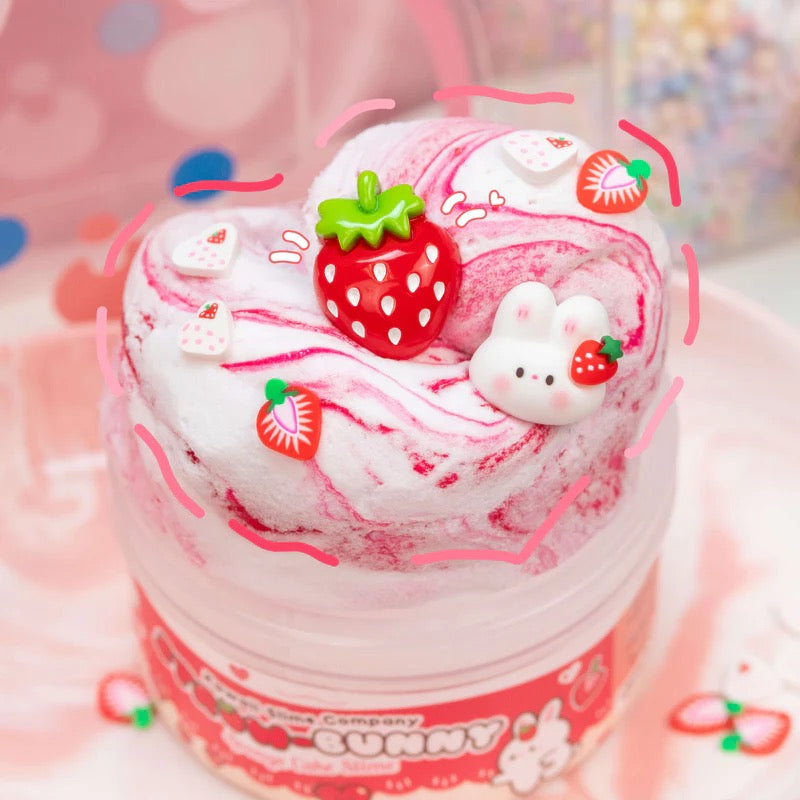 STRAW - BUNNY SPONGE CAKE CLOUD CREME