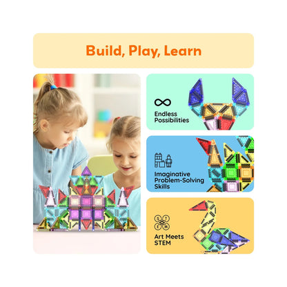 PICASSOTILES NANO MAGNETIC BUILDING TILES CONSTRUCTION SET