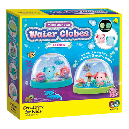 WATER GLOBES AXOLOTLS