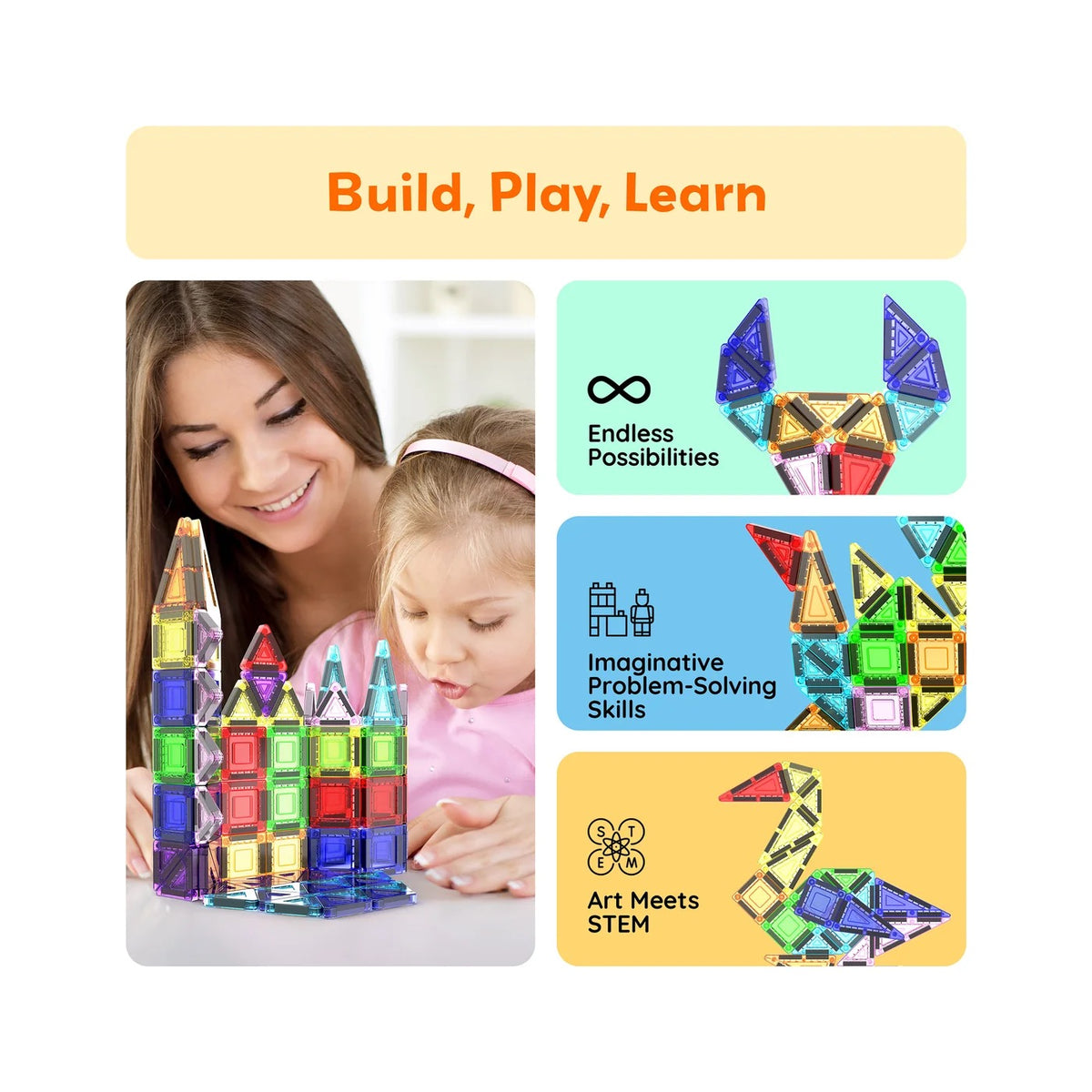 PICASSOTILES NANO MAGNETIC TILES SET