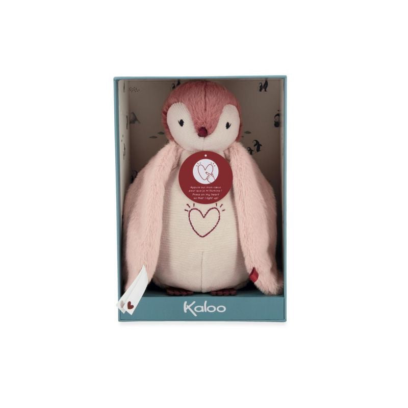 PINGUINO DE PELUCHE CON LUZ NOCTURNA