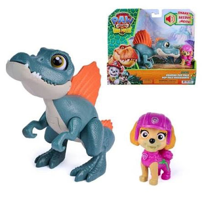 PAW PATROL DINO MOVIE FIGURA DINO PISADAS Y RUGIDOS SURTIDA