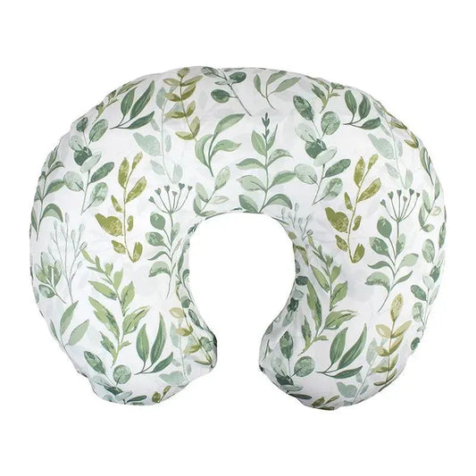 Almohada para lactancia hojas  verdes