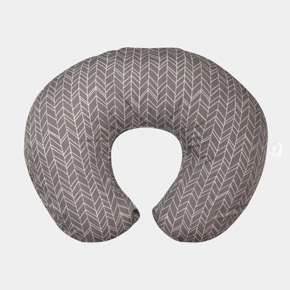 Almohada de lactancia gris rallada