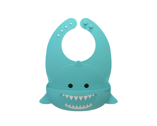 silicone shark bib