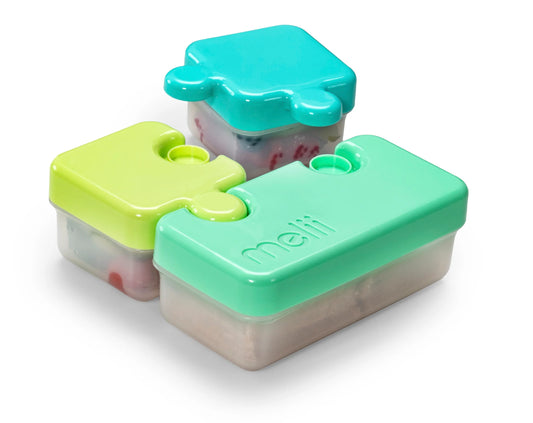 PUZZLE CONTAINER MINT BLUE