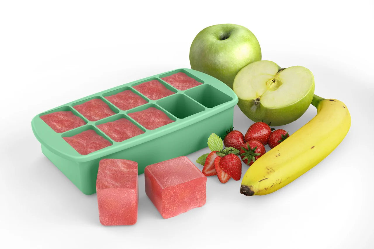 baby food freezer green