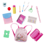 SCHOOL ACCESSORY SET W/ KNAPSACK