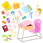 STUDENT DESK SET