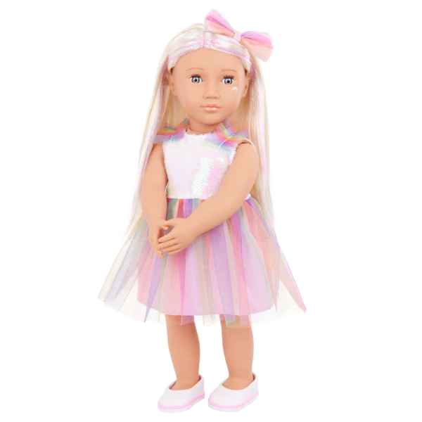 DOLL W/ UNICORN OUTFIT IRIS
