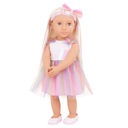 DOLL W/ UNICORN OUTFIT IRIS