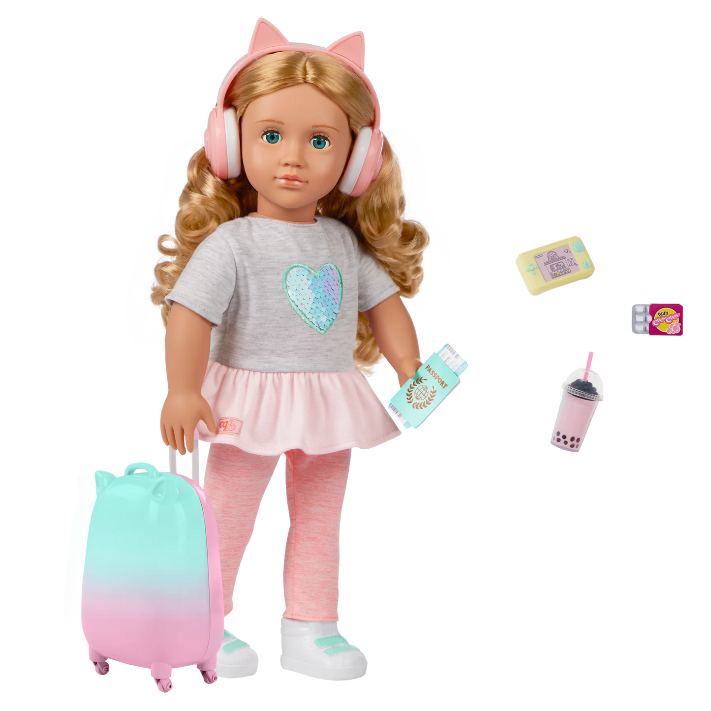 ACTIVITY TRAVEL DOLL W/ ACCESSORIES LINZI