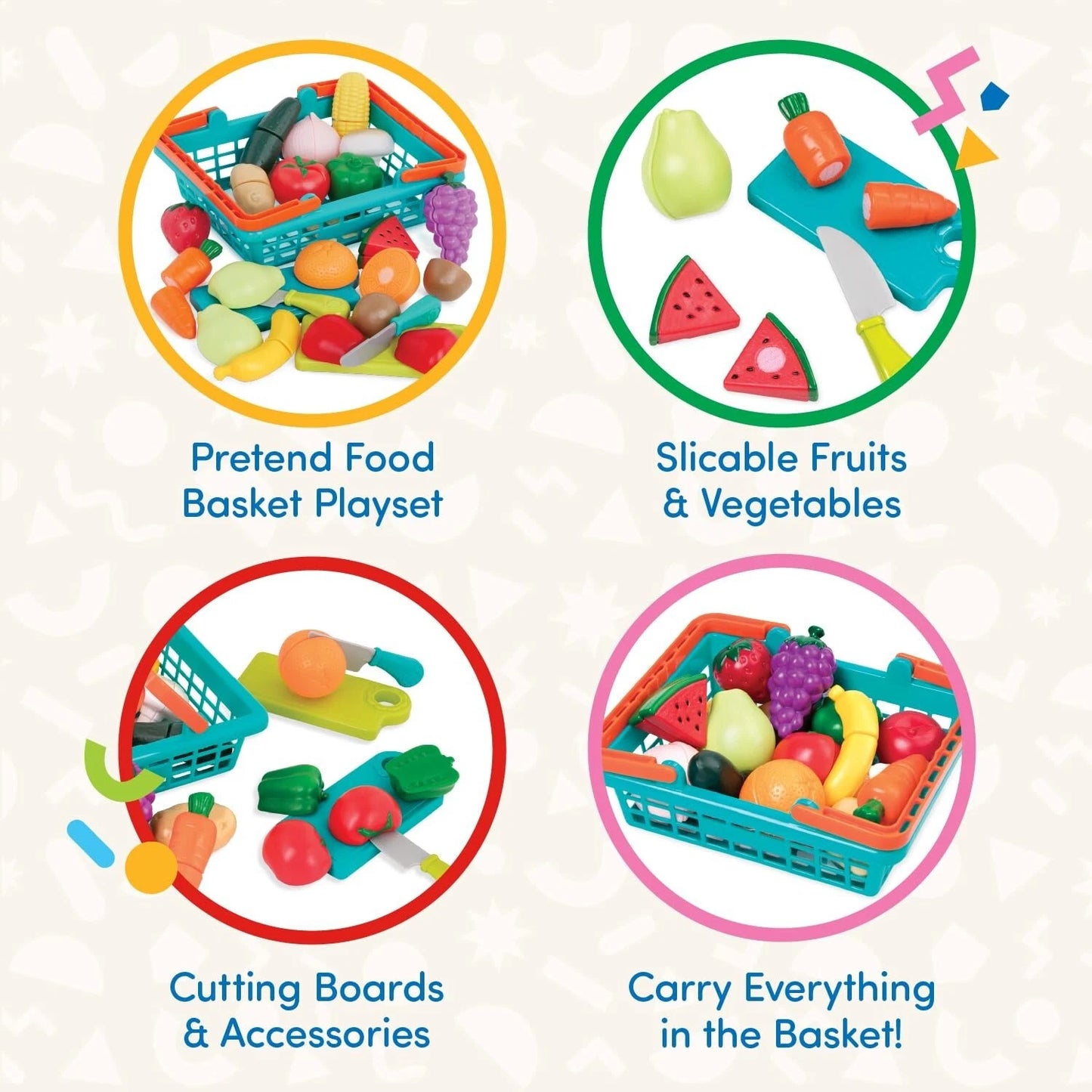 VELCRO FOOD IN BASKET