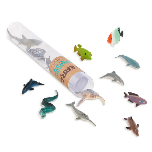 13PCS OCEAN ANIMALS 5-12CM