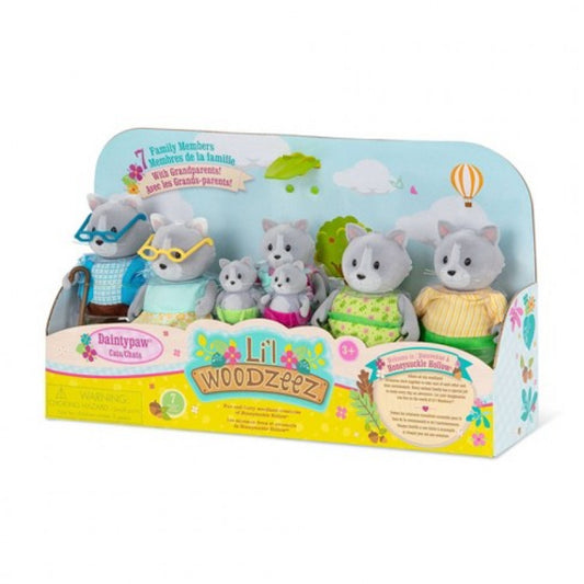 CAT FAMILY SET W/ GRANDPARENTS