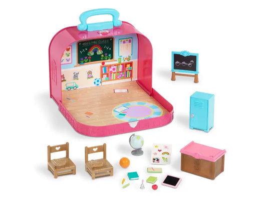 LI'L WOODZEEZ TRAVEL CASE SCHOOL SET
