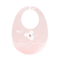 BABERO DE SILICONA PLEGABLE ROSADO AIWIBI