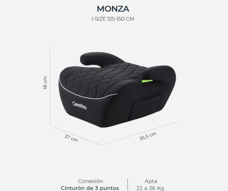 Silla para Carro Booster MONZA I-Size 125-150cm