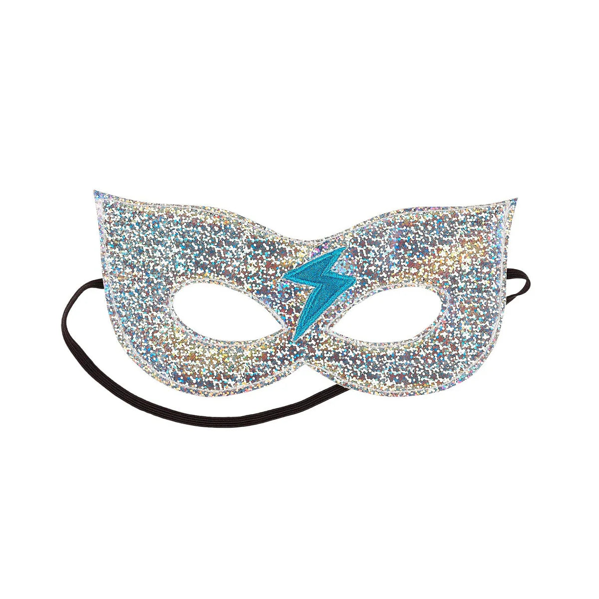 Super hero mask silver (1 pc)