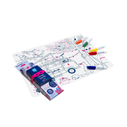 kit DREAM VAN: 1 silicone mat + 5 markers