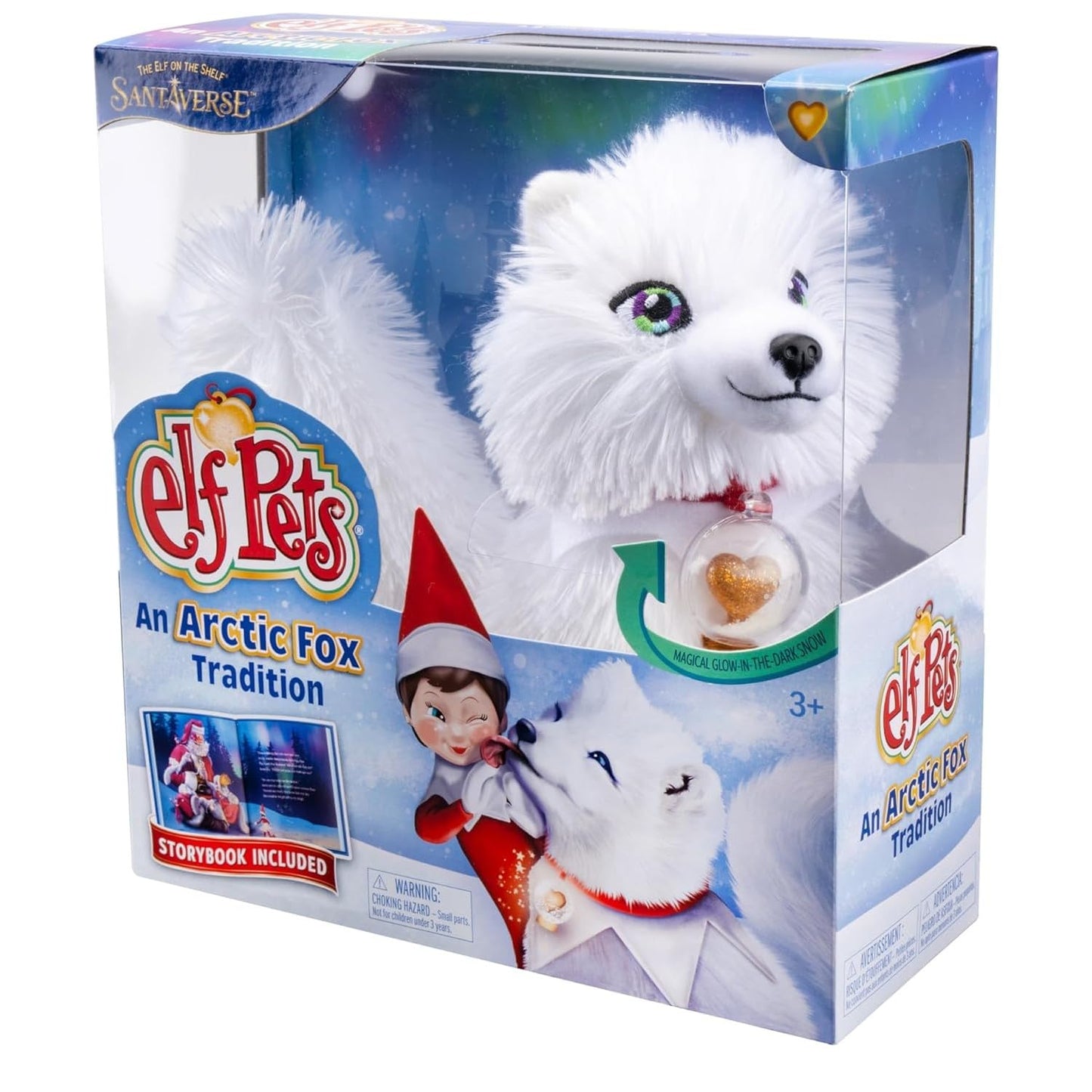 ELF PETS®: ZORRO ÁRTICO PELUCHE Y LIBRO / ESPAÑOL (E)