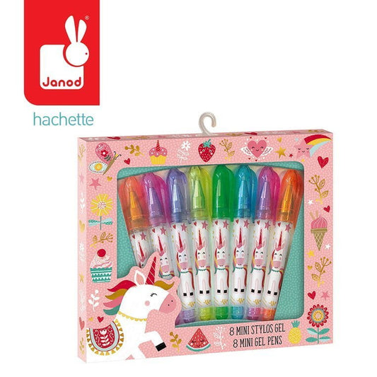 8 MINIBOLIS DE GEL UNICORNIO