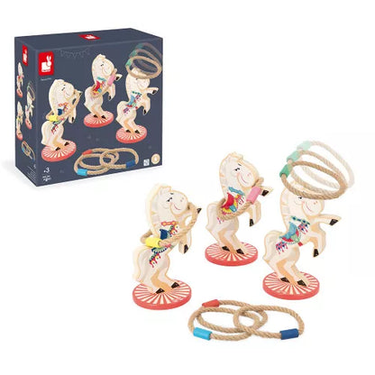 APPLEPOP-JUEGO  DE ANILLOS DE CABALLOS