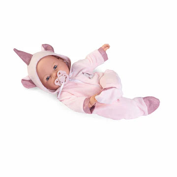 Bimba lagrimitas disfraz de unicornio
