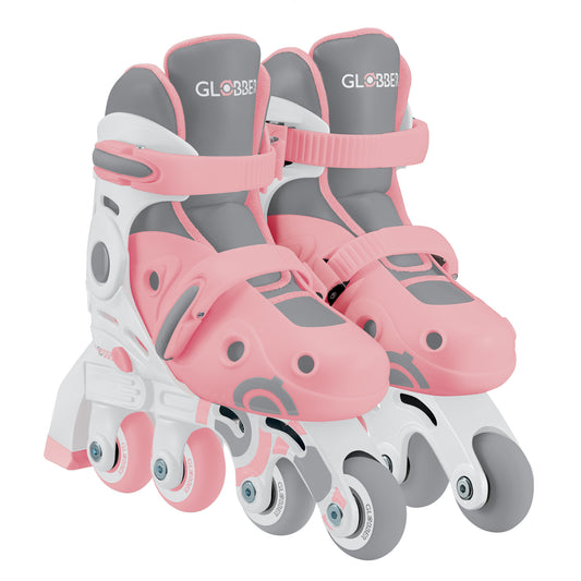 PATINES EN LÍNEA DE APRENDIZAJE Tamaño: 30-33 ROSA PASTEL